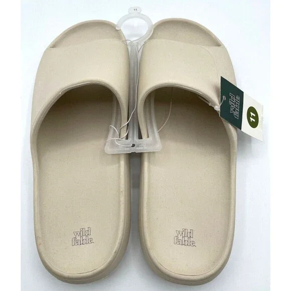 Women's Sandals - Size 11 - Wild Fable Robbie Slide - Off White - NEW With Tags - Picture 3 of 7